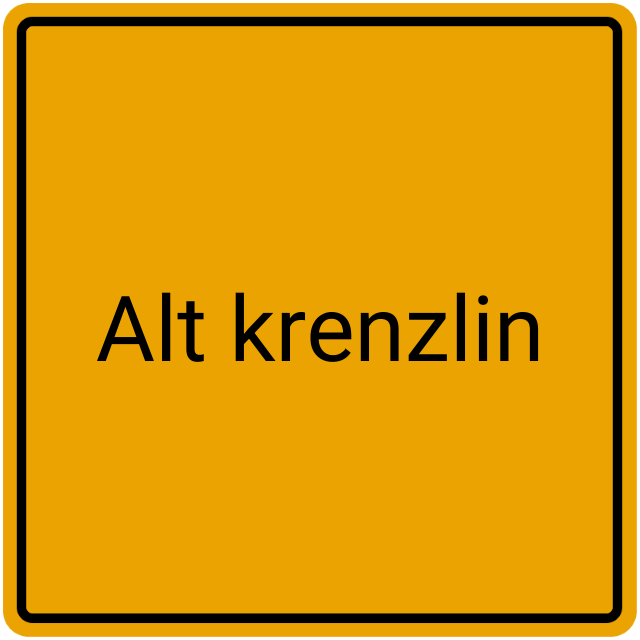 Meldebestätigung Alt Krenzlin